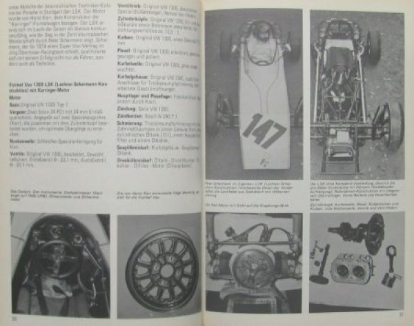 Backfisch "Kaefer-Treter GmbH" Volkswagen-Motorracing 1974 (1495)